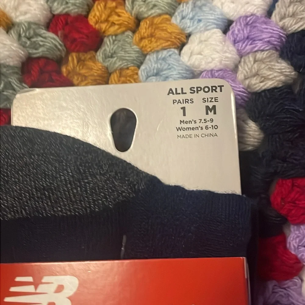 New Balance Unisex Crew Socks Size: M